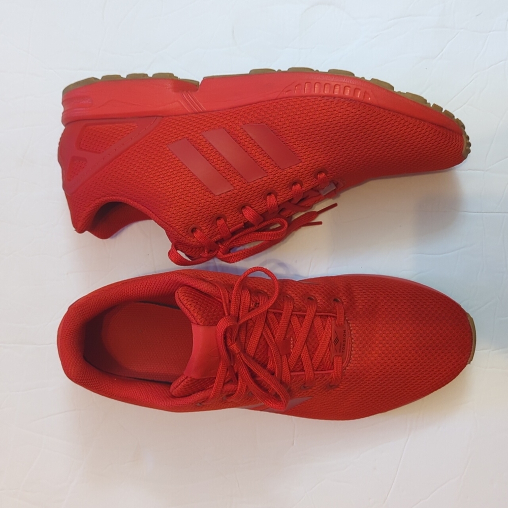 ADIDAS ZX FLUX RED GUM, EH3149, Men's 12